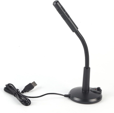 RHONNIUM USB Desktop Stand Microphone Portable Studio Speech Mic Microphone