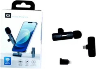 GUGGU KUO-K8 Wireless Lavalier Microphone for Video Recording, Youtube, Vlog, Tiktok Microphone