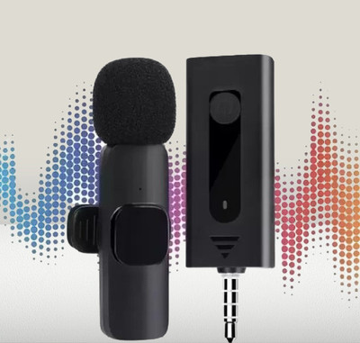 Stybits R177 K35 Pro Interview Dual Collar Mic Black (Pack Of 1) Microphone