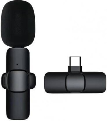Gordhan Studio K8 Wireless Microphone Clip Mic for Type-C, Lightning Phones, Cameras & Laptops Microphone