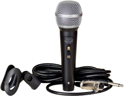 Adiohub Multipurpose Cardioid Dynamic Mic with On/Off Switch, 15' XLR-to-1/4 Cable Microphone