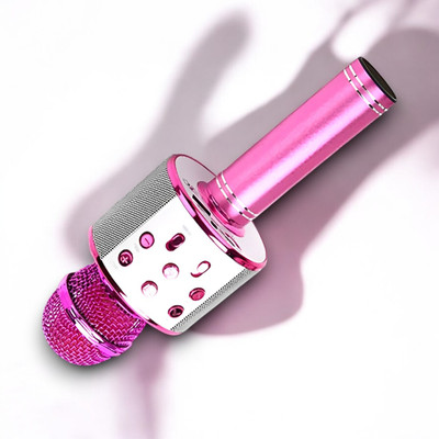 Shamsa X560 Wireless Singing Ws-858 Mike Multi-function Bluetooth Karaoke Mic Microphone
