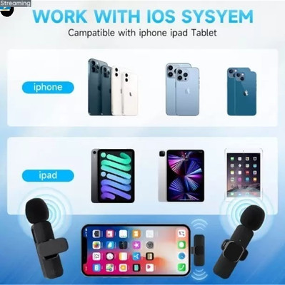 Stybits D17 Pro K9 Dual Collar Mic IOS/Android Type C Mic Black(pack of 1) Microphone