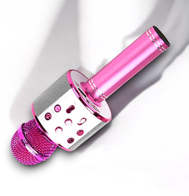 Shamsa X574 Wireless Singing Ws-858 Mike Multi-function Bluetooth Karaoke Mic Microphone