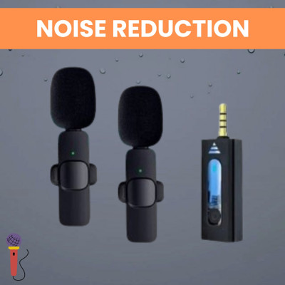 GUGGU K35 Wireless Mic With Collar Microphone forYoutube/Voice Recording/InterviewX55 Microphone