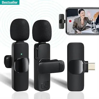 Khatusha Z453 K9 Wireless Noise Cancellation Lapel MicrophoneBest Qualtiy Recording Microphone