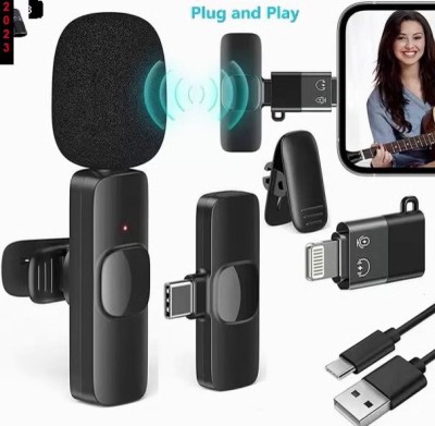 Bashaam A787 K8 MIC_wireless for Mobiles & Cameras Black (PACK OF 1) Microphone
