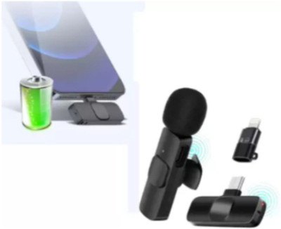 YAROH WNE-K8 Type-c Interface Bluetooth Wireless Dual Lavalier Microphone Microphone