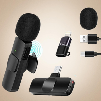 YAROH K8_vp_91 Wireless Collar Mic Type C Supported Microphone Microphone