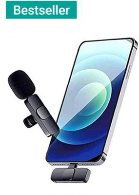 SHOP EXCITING Collar Mic K8 Wireless For Type C Android Phones For Youtubers Microphone