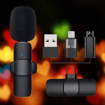 GUGGU K8_vp_85 Wireless Collar Mic & Type C Supported Microphone Microphone
