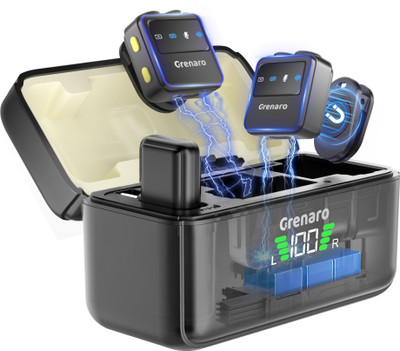 Grenaro P10 Mic for YouTube, Wireless Microphone for YouTubers(Android version) Microphone