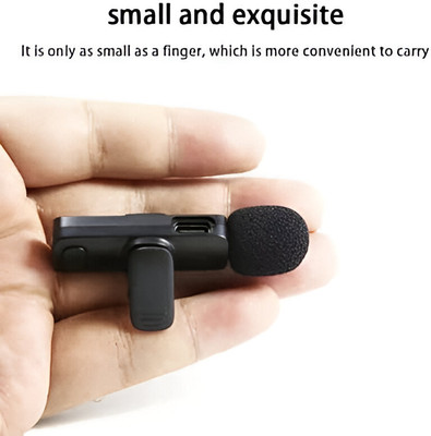 Clairbell K8 Wireless Microphone With Bluetooth Mic and Plug for Vlogging, YoutubeE155 Microphone
