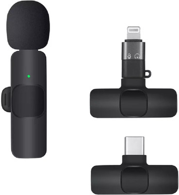 N&B NYUBI Wireless Collar Mic Android & Type C Supported Wireless Microphone Microphone Microphone