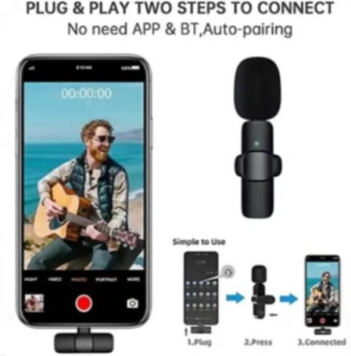 GUGGU SHI84_VA218-K8 3.5MM WIRELESS MICROPHONE PLUG & PLAY FOR YOUTUBE Microphone