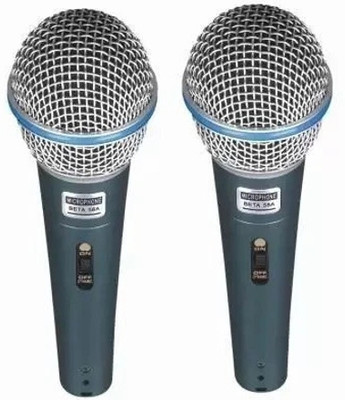WON Microphone Beta 58A Dynamic Cardioid Vocal MultiPurpose Mic with 12 Ft XLR Cable Microphone