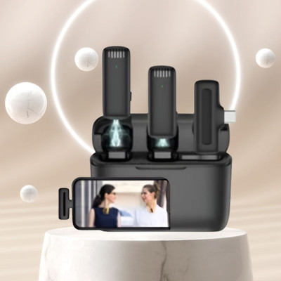 SACRO Wireless Microphone With Charging Case Wireless Mic for Video RecordingDA165 Microphone