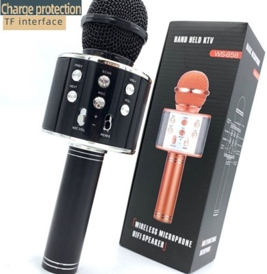 Bygaura A418_WS858 MAX MICROPHONE Wireless MIC COLOR MAY VARY (PACK OF 1) Microphone