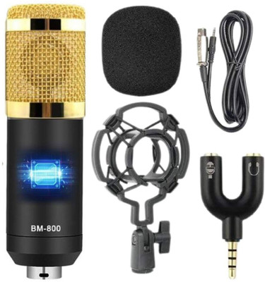 Urban Infotech BM-800 Gold Professional Condenser Microphone Kit Microphone