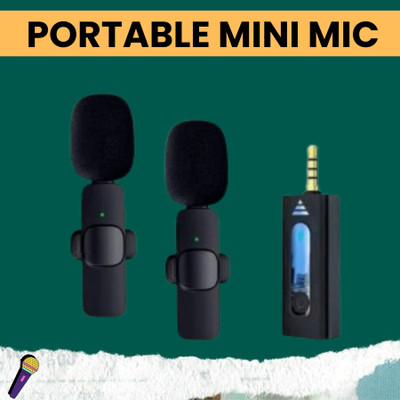 SACRO K35 Wireless Mic With Collar Microphone for YouTube/Vloging/Voice RecordingM307 Microphone