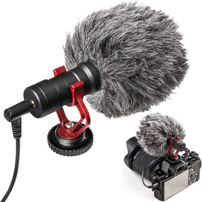 Urban Infotech MM1 Shotgun Mic with Shock Mount, Windscreen for Recording Smartphone & DSLR Microphone