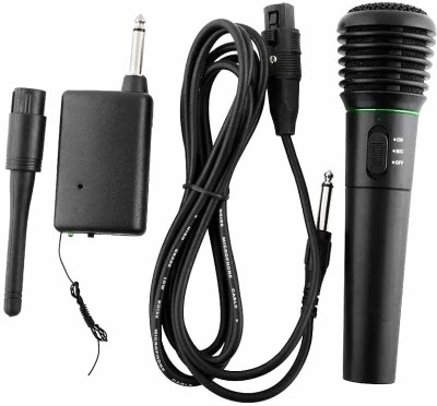 BALRAMA 2-in-1 Wired Wireless Cordless Microphone with Receiver Condenser Eastar WM-308C Microphone