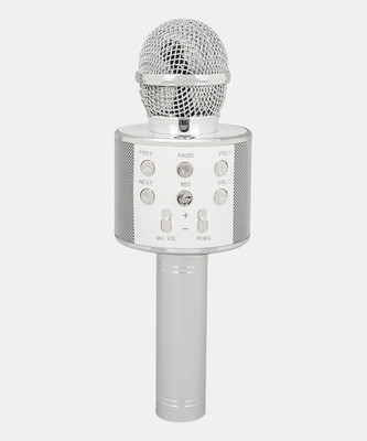 Seraphic WS-6 Latest Handheld Wireless 4 in 1 Bluetooth MIC & Speaker for Kids and Adult Microphone