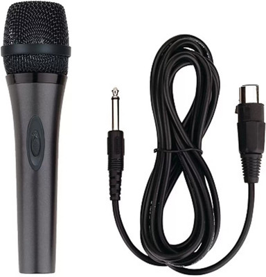 darkingwings Classic Style Dynamic Vocal Microphone Karaoke Unidirectional Clean Sound Mic Dynamic Vocal Microphone with 1.5m XLR Cable for singing mic cardioid studio(Black)
