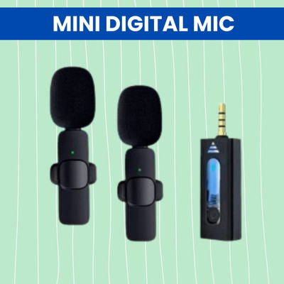 GUGGU K35 (Wireless Microphone)Bluetooth Collar Micfor YouTub/Live Stream/VloggingP423 Microphone