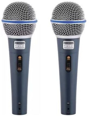 MARK 2 PACK OF BETA 58A VOCAL DYNAMIC WIRED Microphone