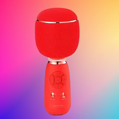 Bashaam A378 WS-1885 Plus Bluetooth Karaoke Microphone Speaker Multicolor (Pack of 1) Microphone