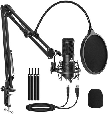 Audio Array Mic Kit For Gaming,Singing & Podcasting | USB Condenser Microphone