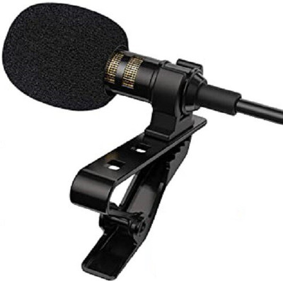 MOBONE Mini Clip-on 3.5mm Collar Mic Recording For Laptop & Mobile Microphone