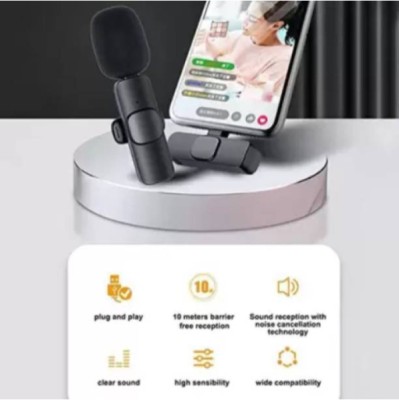 GUGGU IA_K8 Wireless Mic for Type-C Android Cell Phone,Tablets & iPhone WIRELESS Microphone