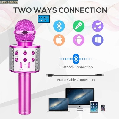 Bygaura A905_WS858 ULTRA BLUETOOTH Inbuilt MIC COLOR MAY VARY (PACK OF 1) Microphone