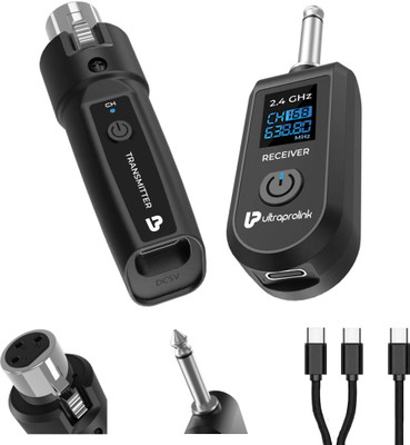 Ultraprolink 2.4GHz Wireless Transmitter & Receiver|Convert Wired mics to wireless UM1195-1 Microphone