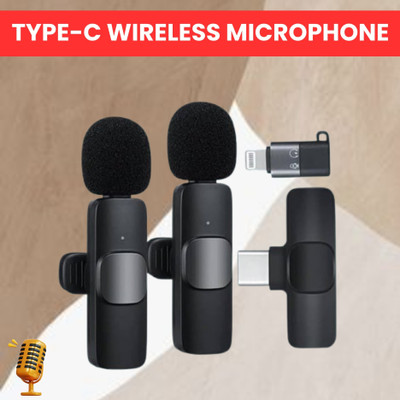 GUGGU K9Dual Wireless Microphone Plug& Bluetooth Collar Mic forLive Stream/YoutubeO189 Microphone