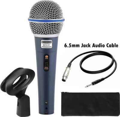 Point Zero Stage Singing Microphone SM 58 Cardioid Dynamic Vocal Microphone