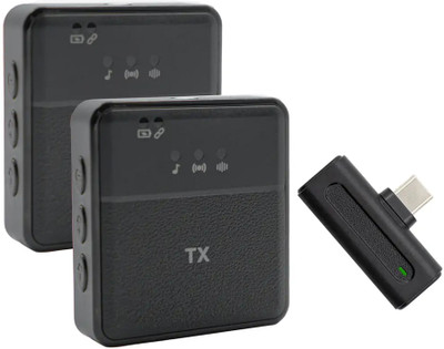 BRSS K61 Wireless Lavalier Microphone Dual Mic System Microphone