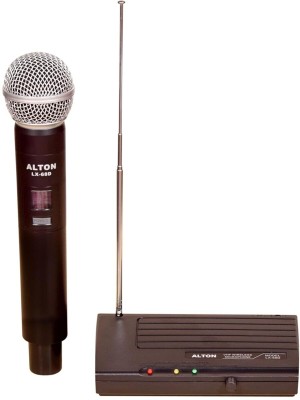 Adiohub Wireless Microphone System, VHF Fixed Single Wireless with 1 Handheld Dynamic Microphone