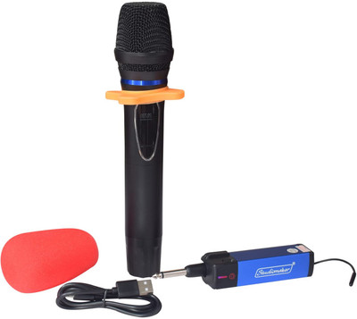 Adiohub UHF_Wireless Microphone Rechargeable,168 ft Range Metal Handheld Dynamic Mic Microphone