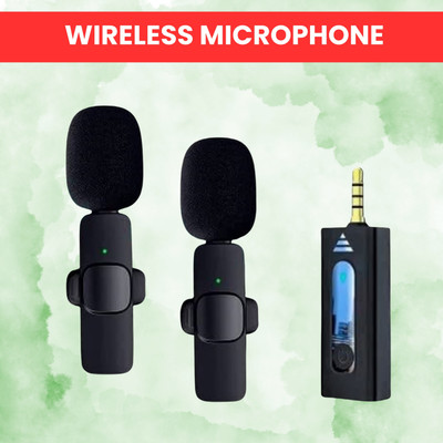 GUGGU K35 (Wireless Microphone)Bluetooth Collar Micfor YouTub/Live Stream/VloggingO344 Microphone