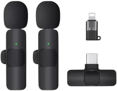 XEXY 3 in 1 Wireless Mic for Youtubers - Type C Bluetooth Collar Mic for Mobile (K9) Microphone