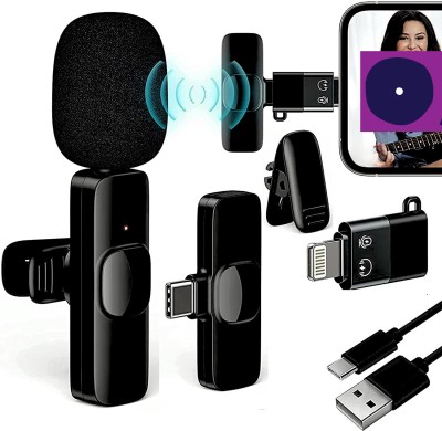 UGPro K8 2 in 1 Mini Wireless Microphone for all Type C and Lightning (IOS) Devices Microphone