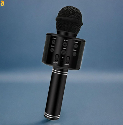 Ziddjeet A337 WS858 Heavy Quality 8 Hours play time(KARAOKE MIC WITH SPEAKER) Microphone