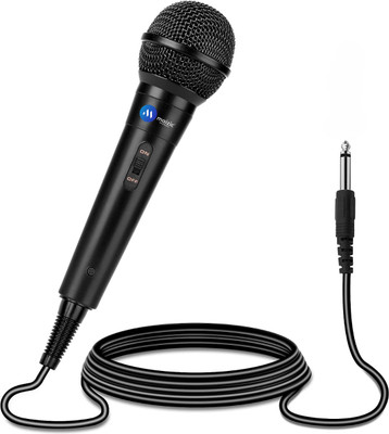 Maizic Smarthome Handheld Wired Metal Dynamic Karaoke Cardioid with 6.35mm Jack Adapter Microphone