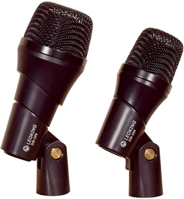 Adiohub Kick Drum Microphone (Set of 2) - Supercardioid Dynamic Mic with High Output Microphone