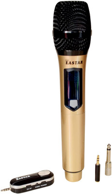 Adiohub UHF Wireless Mic System with Handheld Transmitter Receiver 500-950MHz 3.5mm Microphone