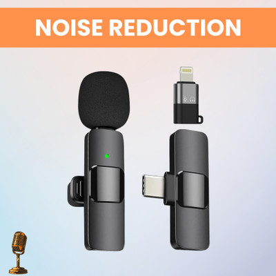 SACRO K8 Wireless Microphone Recording Clip Mic with Receiver for Vlogging/YoutubeW410 Microphone