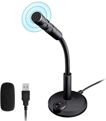 RHONNIUM USB Computer Microphone Noise-Cancelling Recording Desktop Mic Microphone